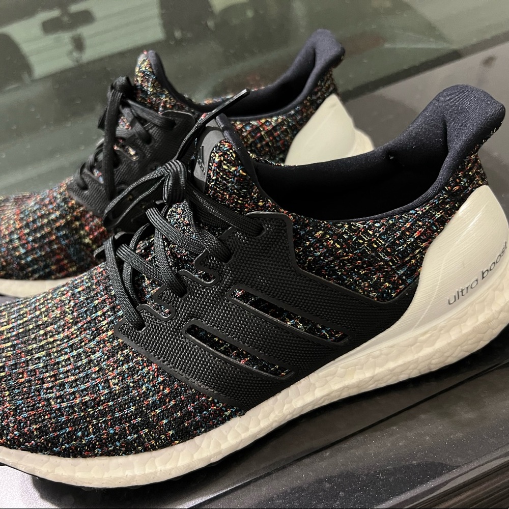 Adidas Ultraboost 4.0 (Black Multicolor)- size 11.5